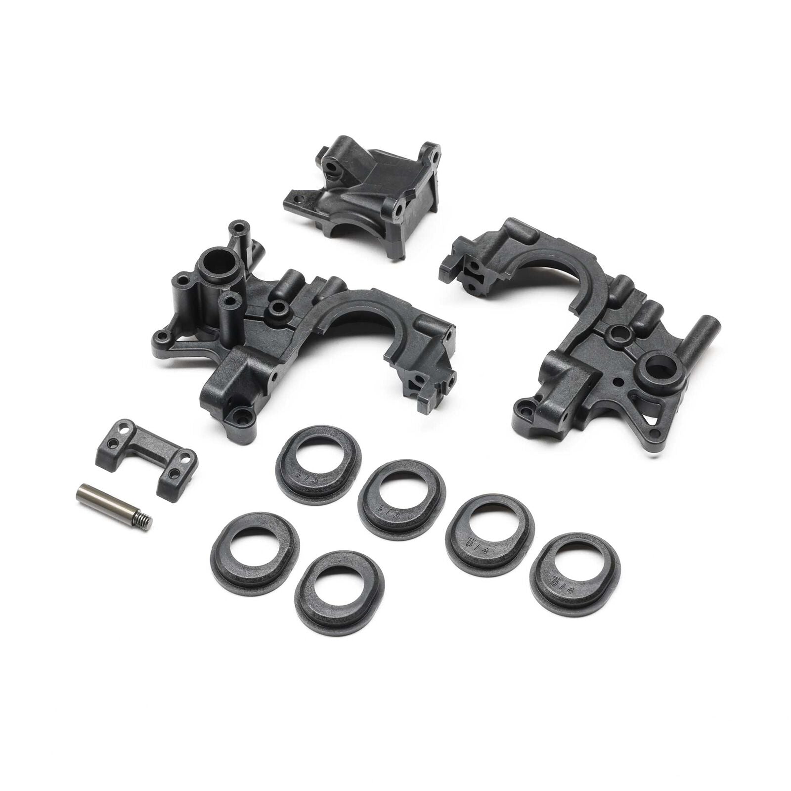 LOSI TLR-1106 Gearbox Set, Rear Sway Bar Mount, Idler Shaft: 22X