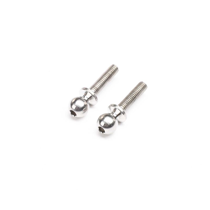 LOSI TLR-1130 Ball Stud, 5.8mm x 12mm, Titanium (2): 22X