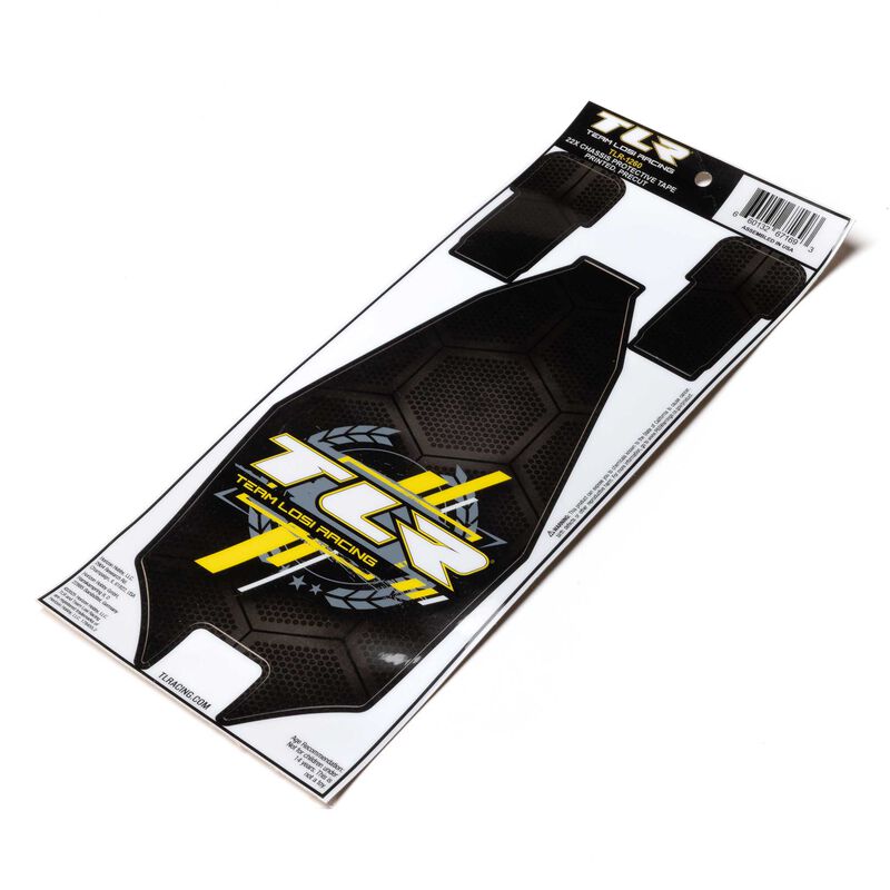 LOSI TLR-1260 22X Chassis Protective Tape, Printed, Precut