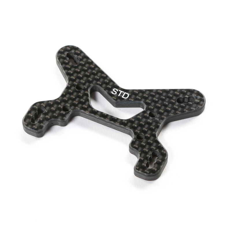 LOSI TLR-1284 Carbon Front Shock Tower, STD: 22X-4 2.0
