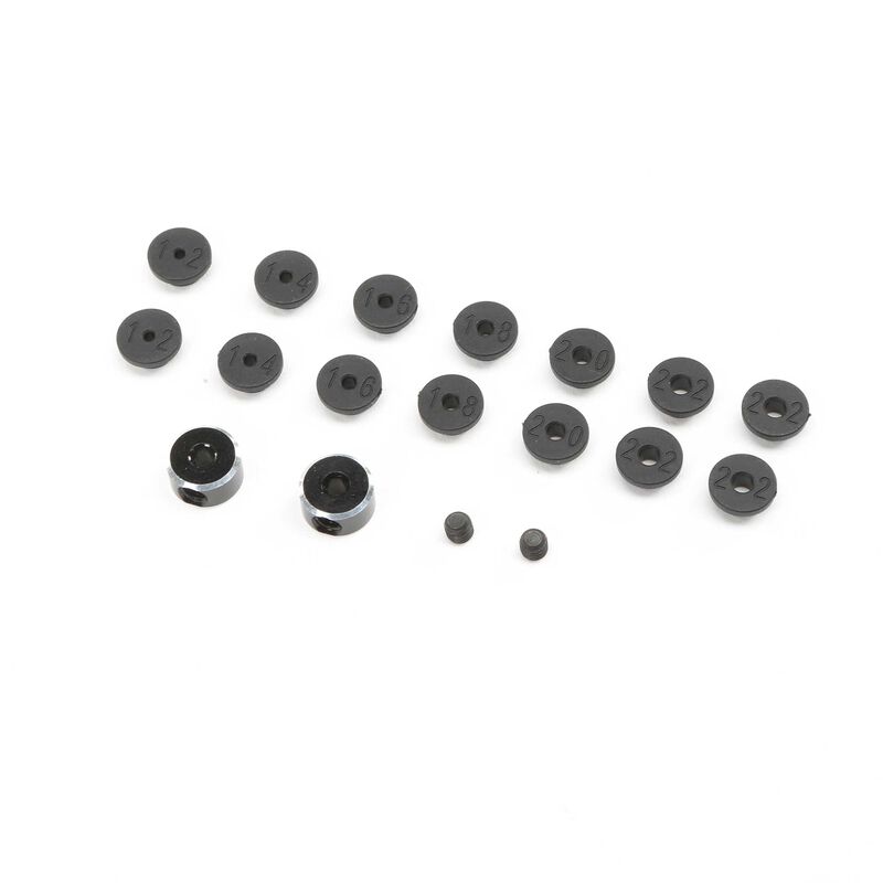 LOSI TLR-1296 Sway Bar Bushing Set: 22X-4 2.0