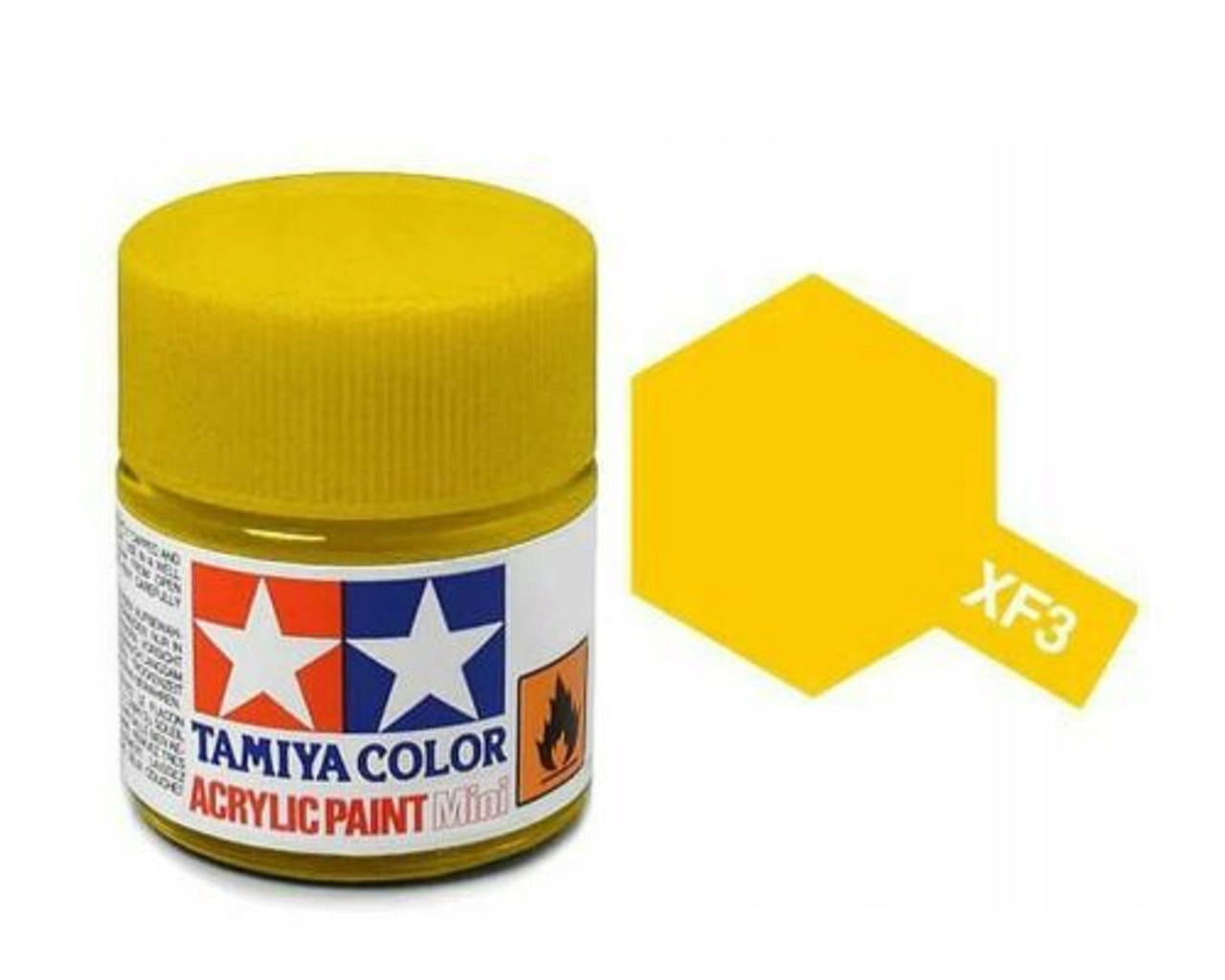 TAMIYA 81303 XF-3 Acrylic XF3 Flat Yellow 3/4 oz