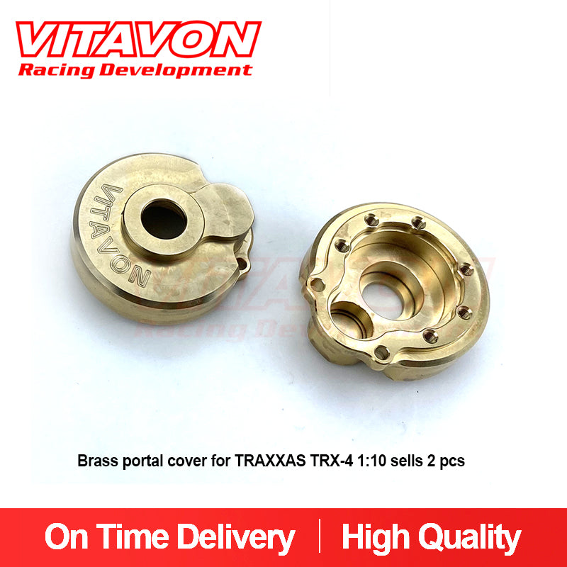 VITAVON TRX4019 CNC Brass Portal Cover For TRAXXAS TRX-4 1:10