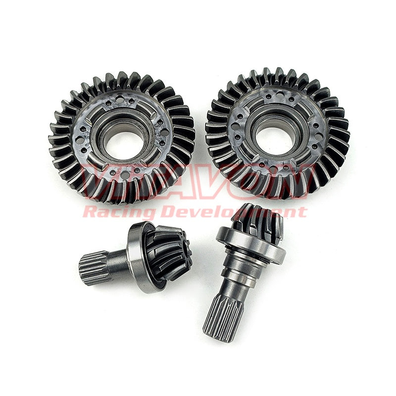 VITAVON XMAX168 Spiral Cut Front Rear Diff Ring Pinion Gear Set 10/32 T For X-MAXX XRT