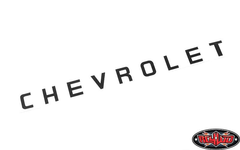RC4WD VVV-C0637 Rear Metal Logo for Axial 1969 Chevrolet Blazer (Black)
