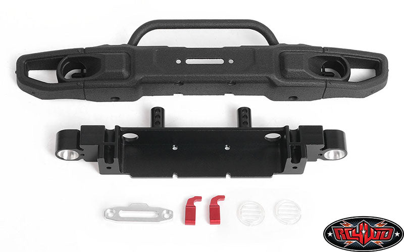 RC4WD VVV-C1109 OEM Wide Front Winch Bumper for Axial 1/10 SCX10 III Jeep (Gladiator/Wrangler) (B)