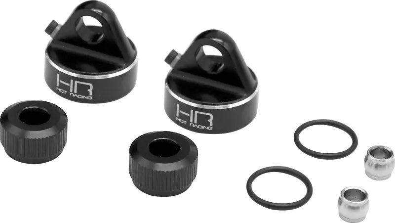 HOT RACING AON156AX01 Aluminum Bleeder Shock Caps for 6S Arrma 1/8 Shock