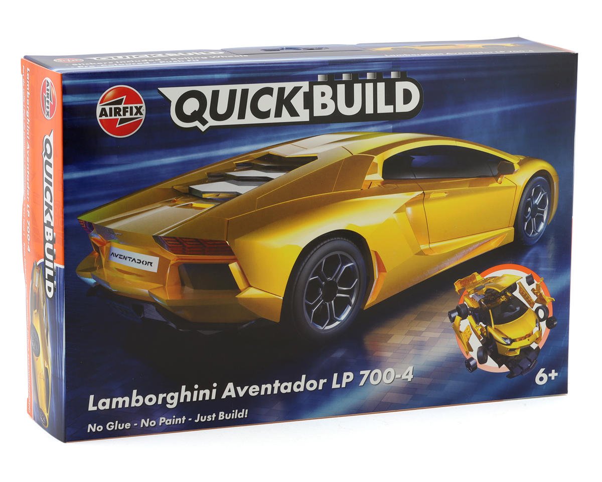 AIRFIX J6026 QUICKBUILD Lamborghini Aventador - Yellow