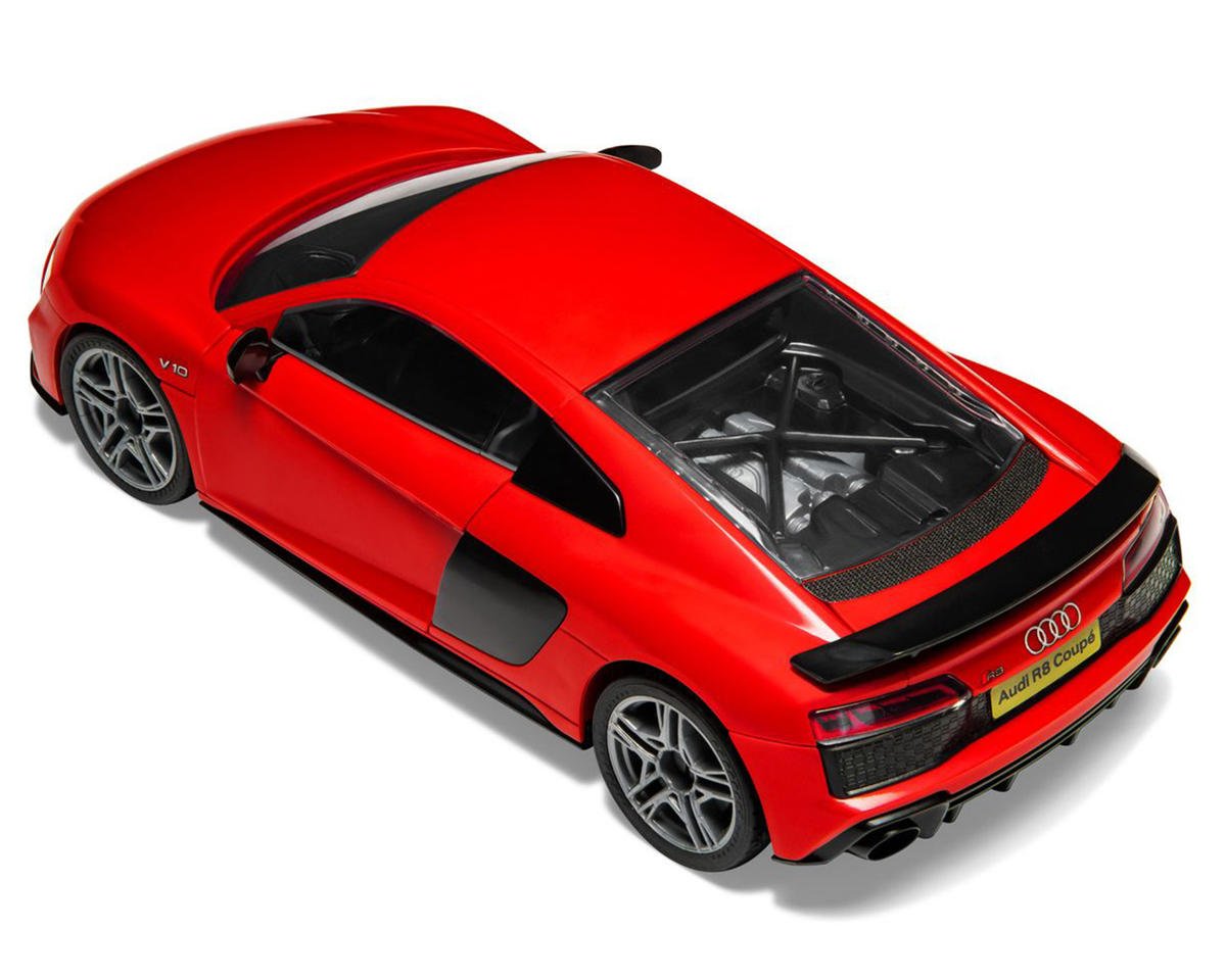 AIRFIX J6049 QUICKBUILD Audi R8 Coupe Red