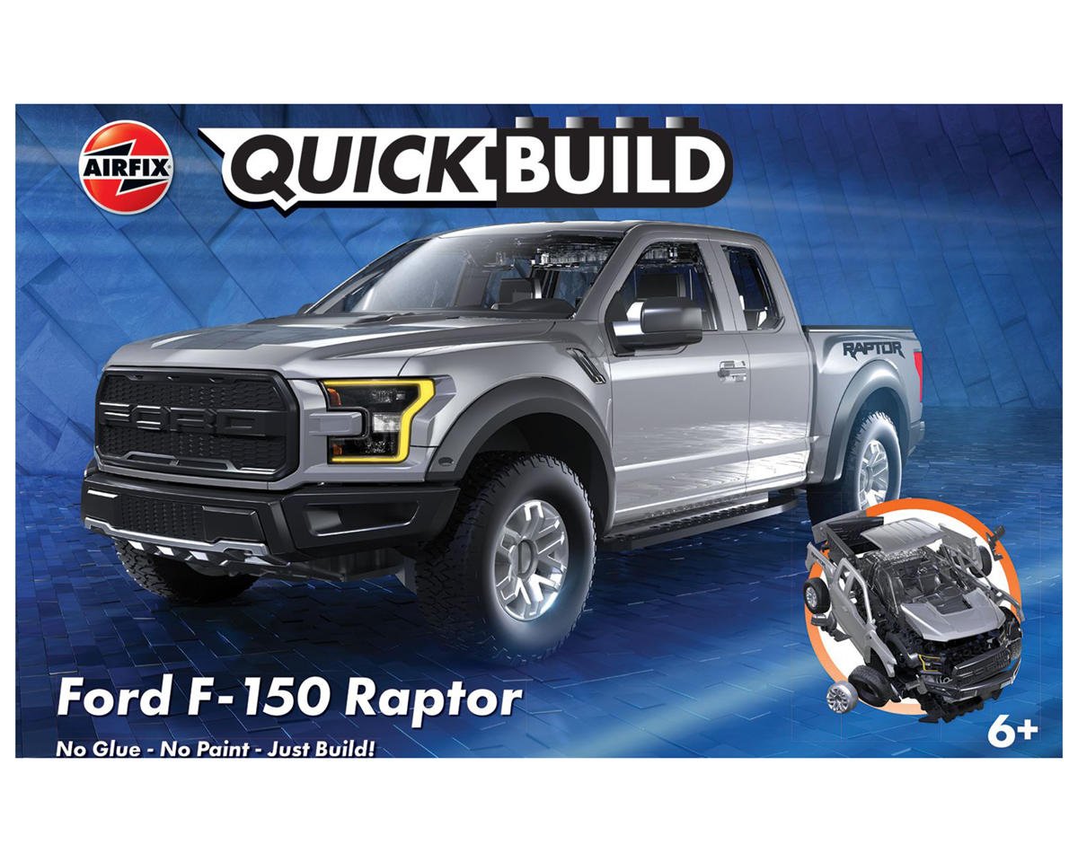 AIRFIX J6053 QUICKBUILD Ford F-150 Raptor - Grey