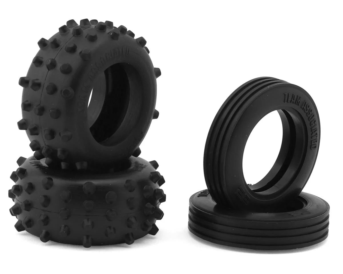 ASSOCIATED 21754 RC10 Model 24 Front & Rear Tire Set