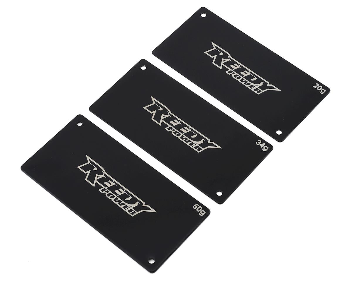 ASSOCIATED 27355 Steel Shorty LiPo Battery Weight Set (20g, 34g, 50g)