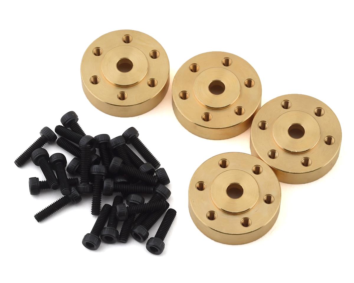 ASSOCIATED 42104 FT Enduro Beadlock Hex Adapters, brass