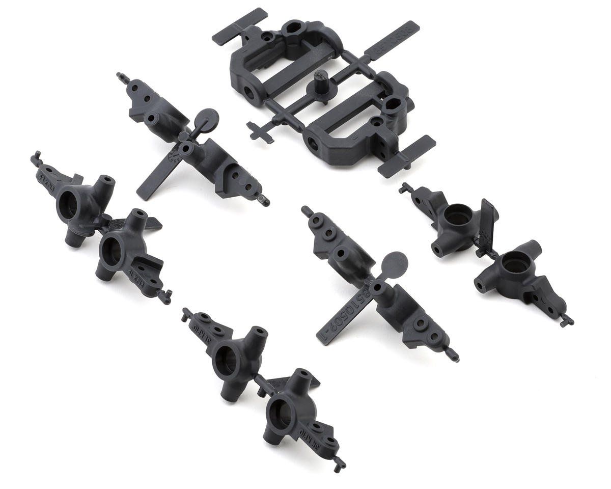 ASSOCIATED 71214 RC10T7/SC7 Factory Team Carbon V2 Caster & Steering Blocks Set