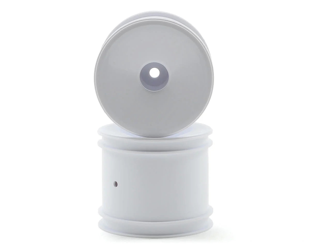 ASSOCIATED 7852 12mm Hex Stadium Truck Dish Wheel (2) White ET410