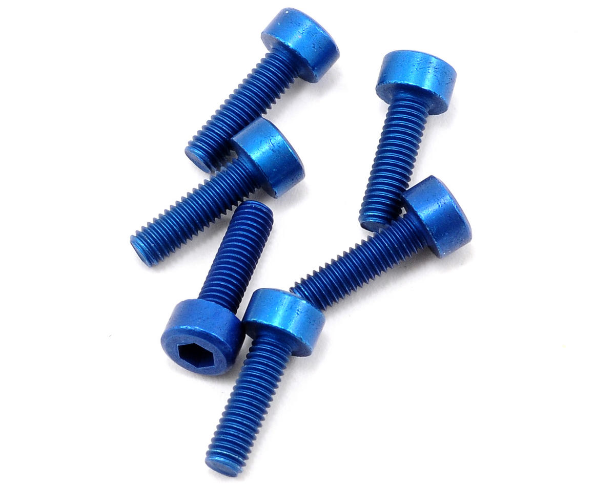 ASSOCIATED 8562 FT Screws, Blue Aluminum M3x10 mm SHCS