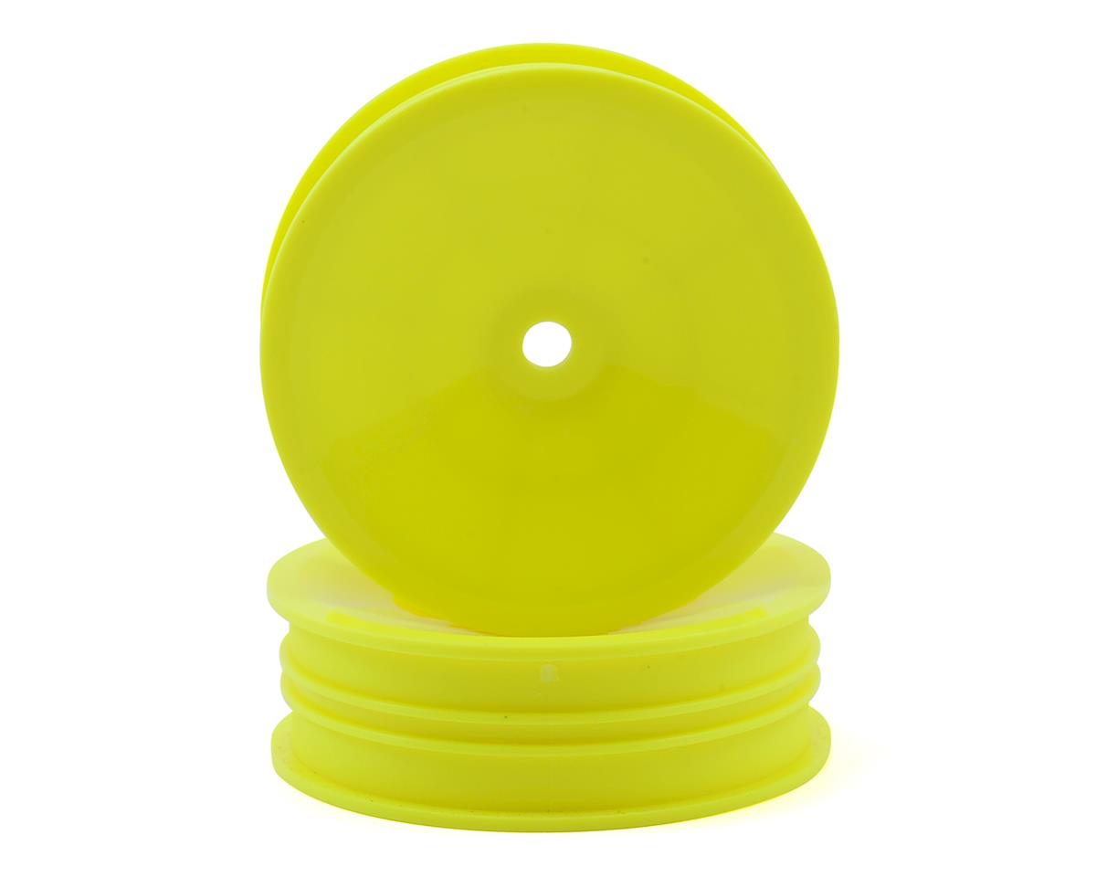 ASSOCIATED 91758 12mm Hex 2.2" "Slim" Front Buggy Wheels (Yellow) (2) (B6)