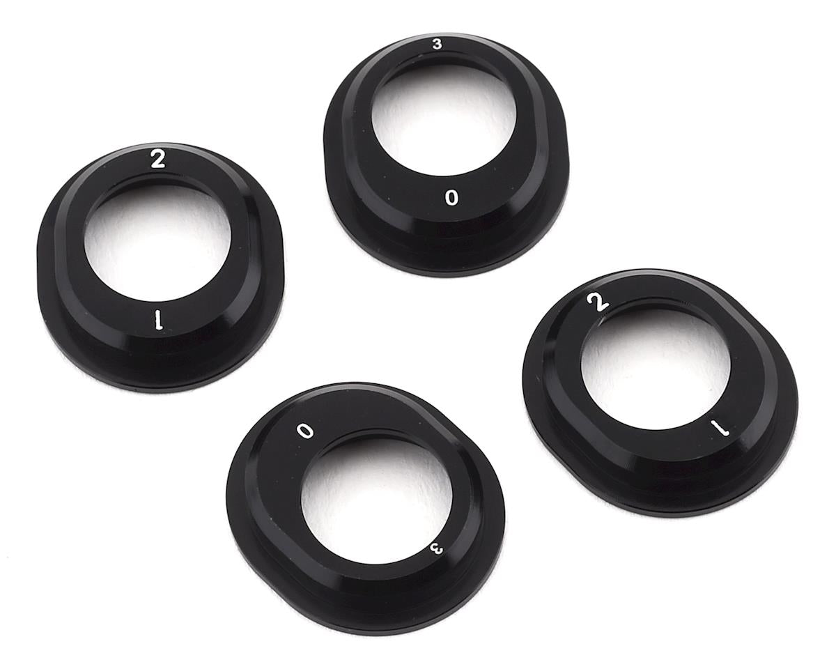 ASSOCIATED 91793 B6.1 Aluminum Differential Height Inserts, black