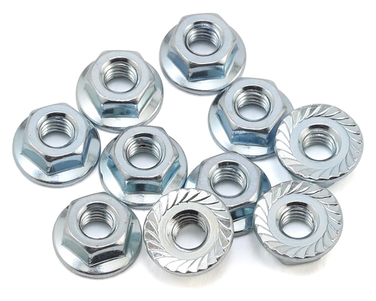 ASSOCIATED 91826 Nuts, M4, Serrated, Wheel Nuts