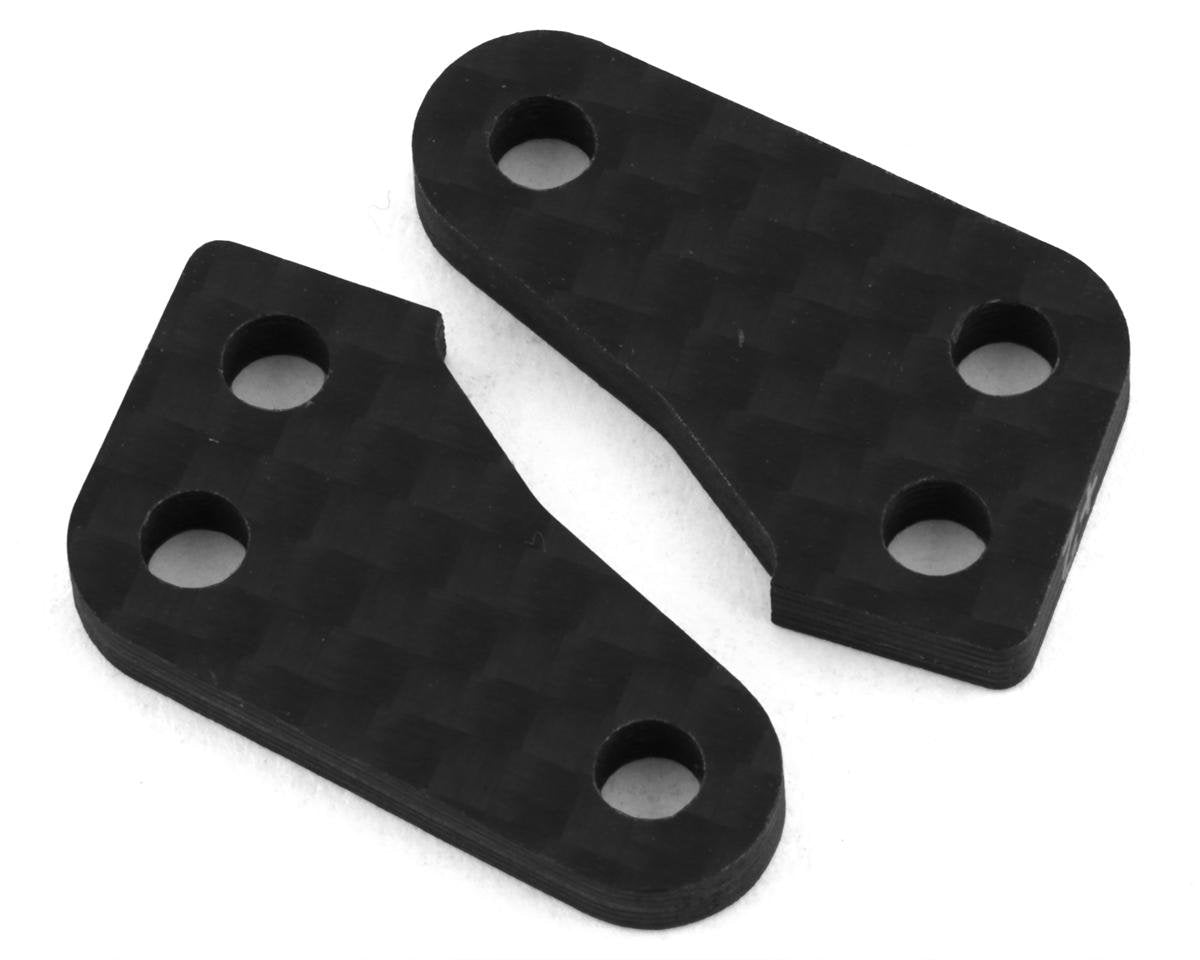 ASSOCIATED 92376 RC10B74 Factory Team Carbon Steering Block Arm Set (2) (+2)