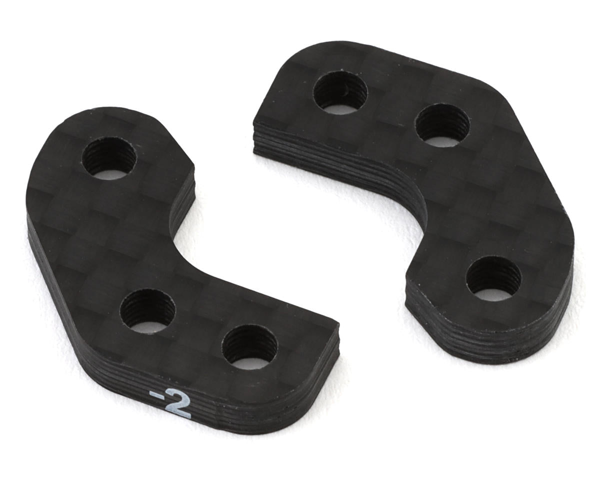 Team Associated ASC92469 RC10B7 Factory Team Caster Block Link Mounts (-2mm) (2)