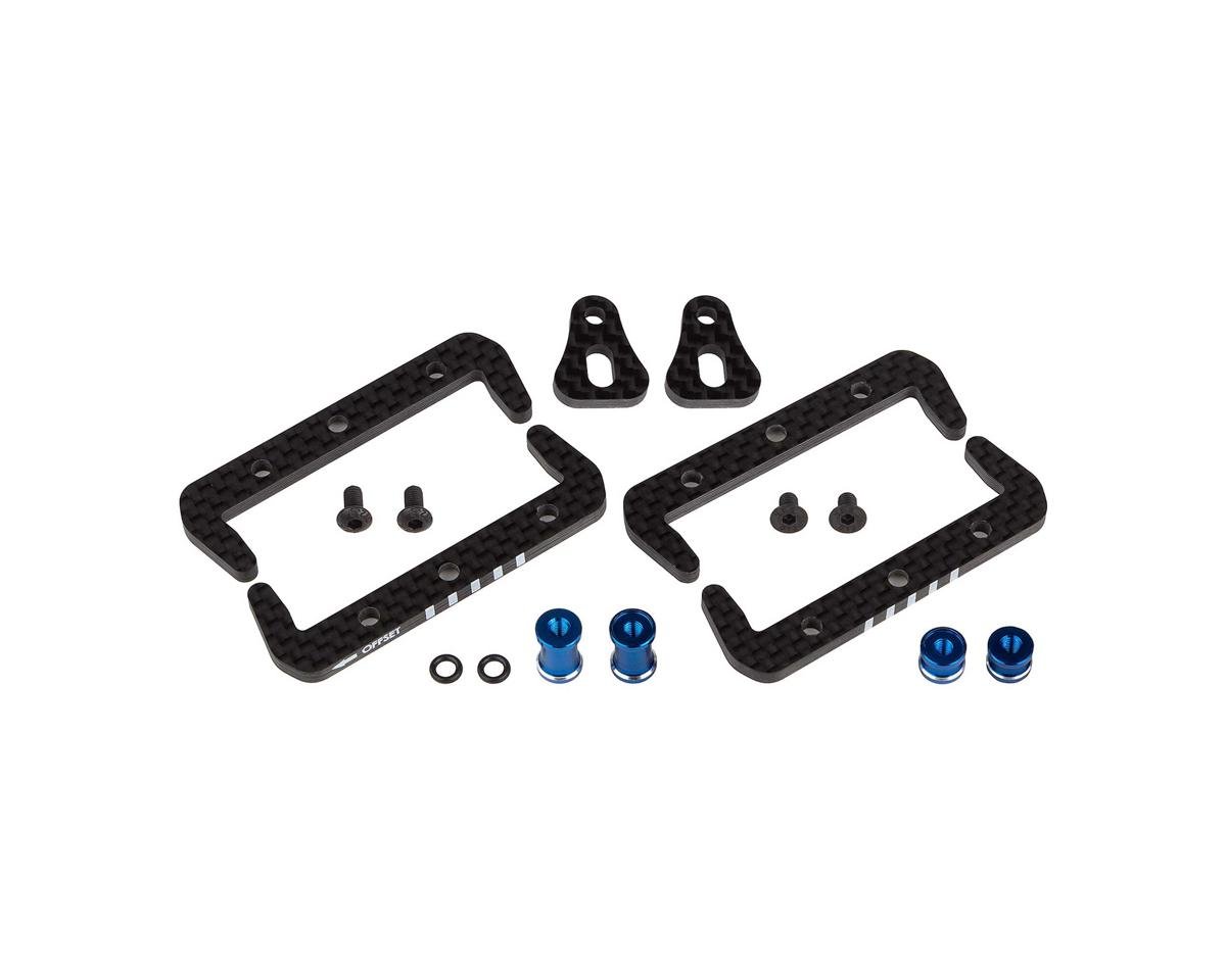 ASSOCIATED 92482 RC10B7/B7D Factory Team Carbon Fiber Battery Mount Set