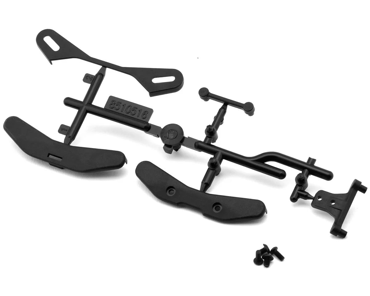 Team Associated ASC92487 RC10B7 Shock Towers Covers & Upper Wing Mount