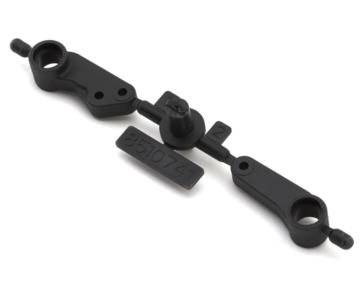 ASSOCIATED 92508 RC10B84 Factory Team Carbon Steering Bellcranks