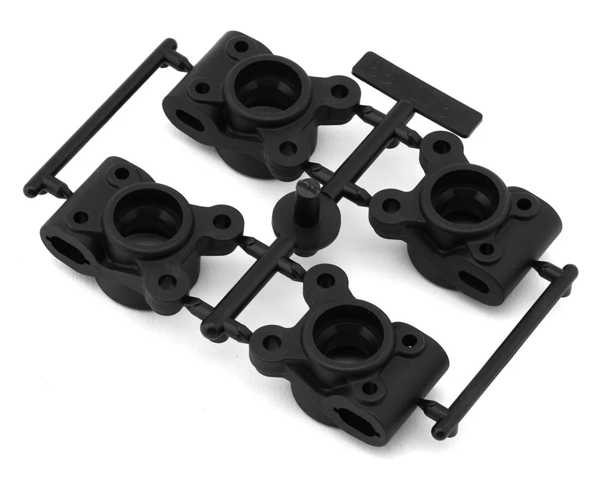 ASSOCIATED 92518 RC10B84/RC10B7 Rear Hub Carriers Set (-4mm Offset) (For 66mm CVA Axles)