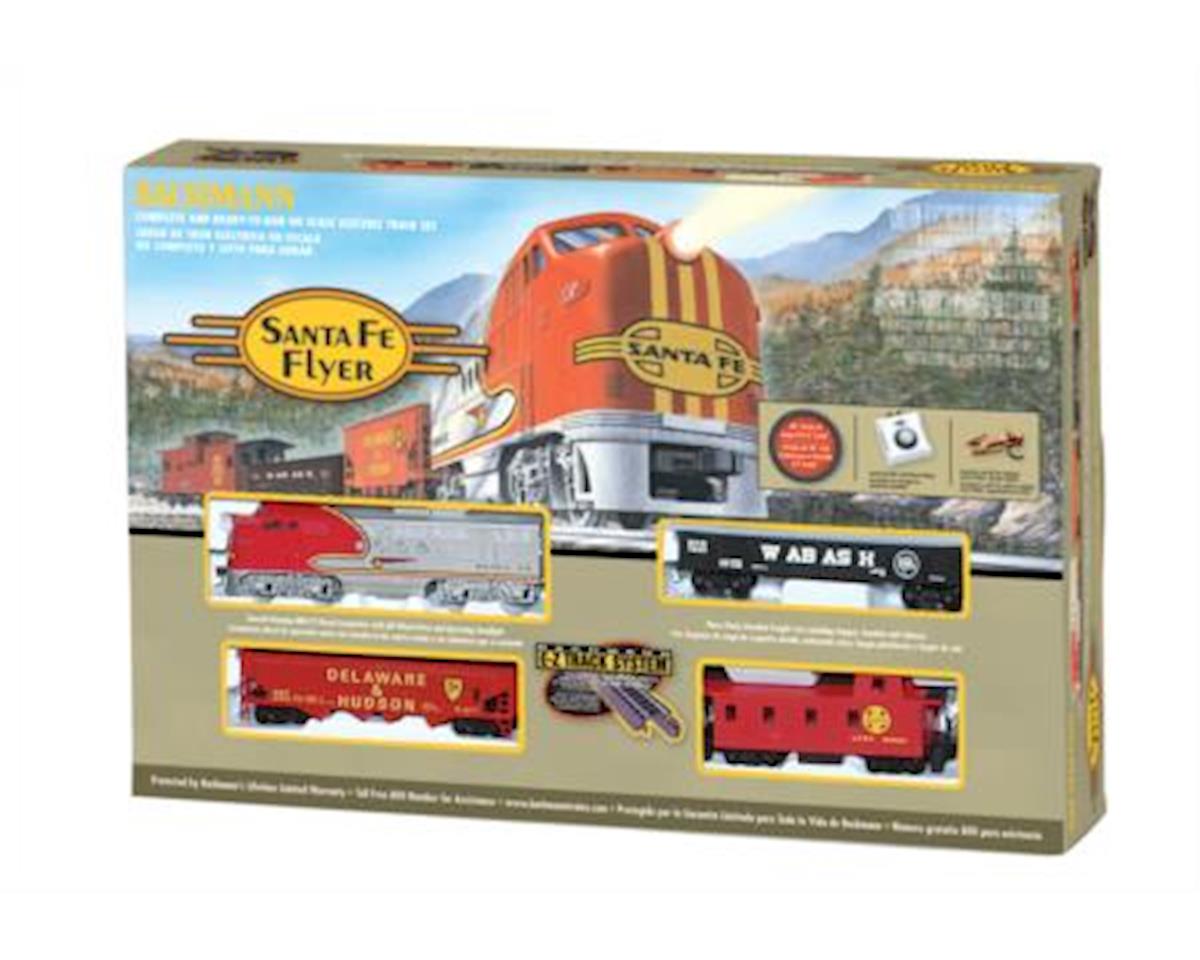 BACHMANN 00647 Santa Fe Flyer Train Set HO Scale