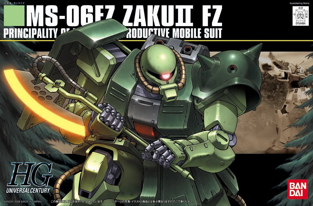 BANDAI 2029266 HGUC MS-06FZ Zaku II Kai "0080 War in the Pocket" 1/144, Bandai