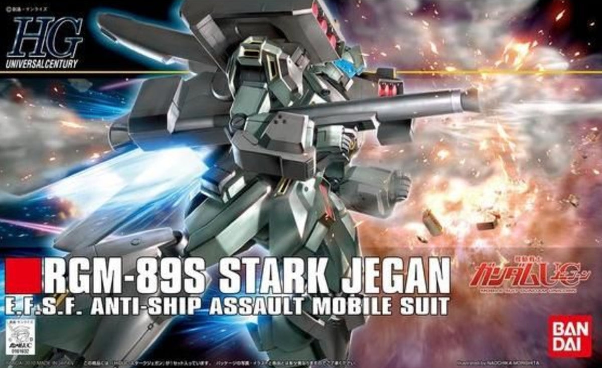 BANDAI 2077708 HGUC RGM-89S Stark Jegan "Mobile Suit Gundam Unicorn" 1/144, Bandai