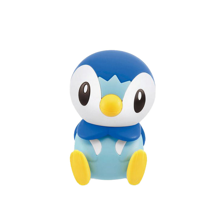 BANDAI 2561634 06 Piplup, "Pokemon", Bandai Spirits Pokemon Model Kit Quick