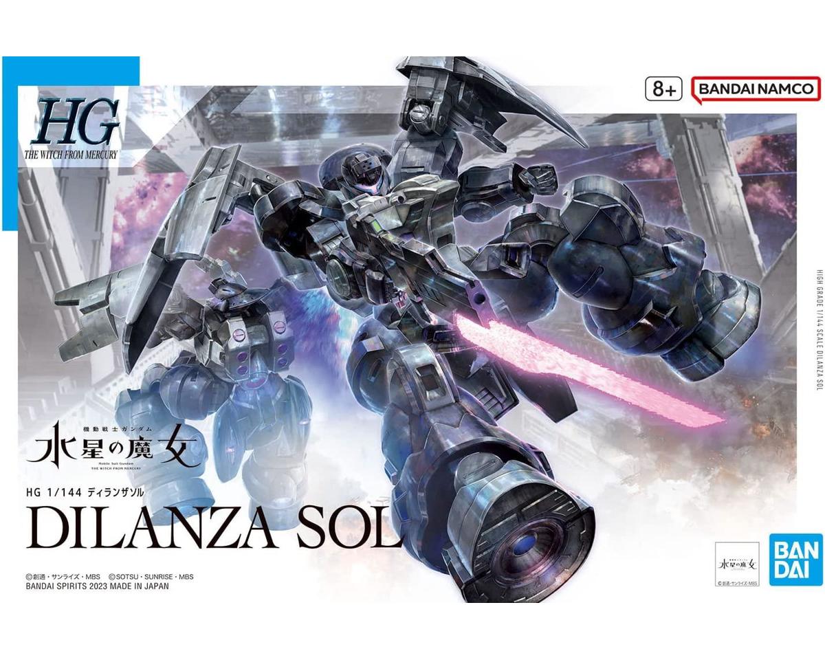 BANDAI 2661362 HGWFM 1/144 #21 Dilanza Sol "The Witch from Mercury" Plastic Model Kit