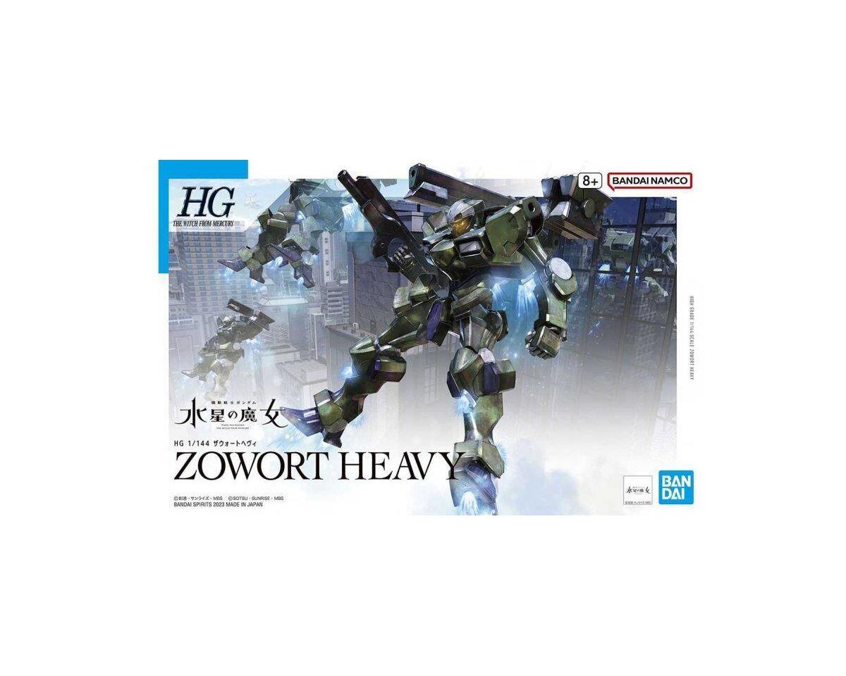 BANDAI 2661363 HGWFM 1/144 #20 Zowort Heavy "The Witch from Mercury" Plastic Model Kit