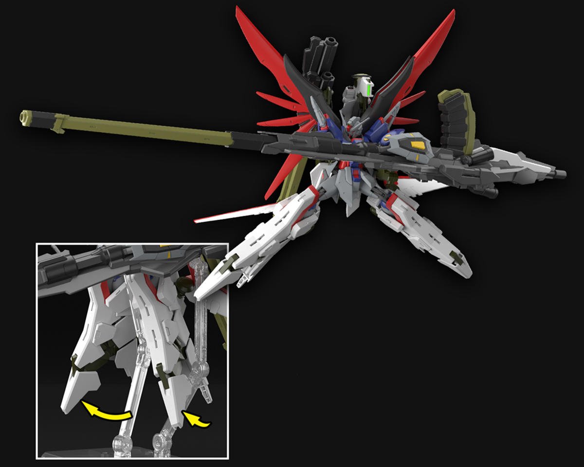 BANDAI 2679248 HGCE 1/144 Destiny Gundam Spec II & Zeus Silhouette "Gundam SEED Freedom" Plastic Model Kit