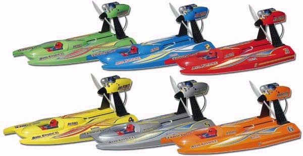 AQUACRAFT HCAB27A5 Air Force GP RTR Airboat - GRAY