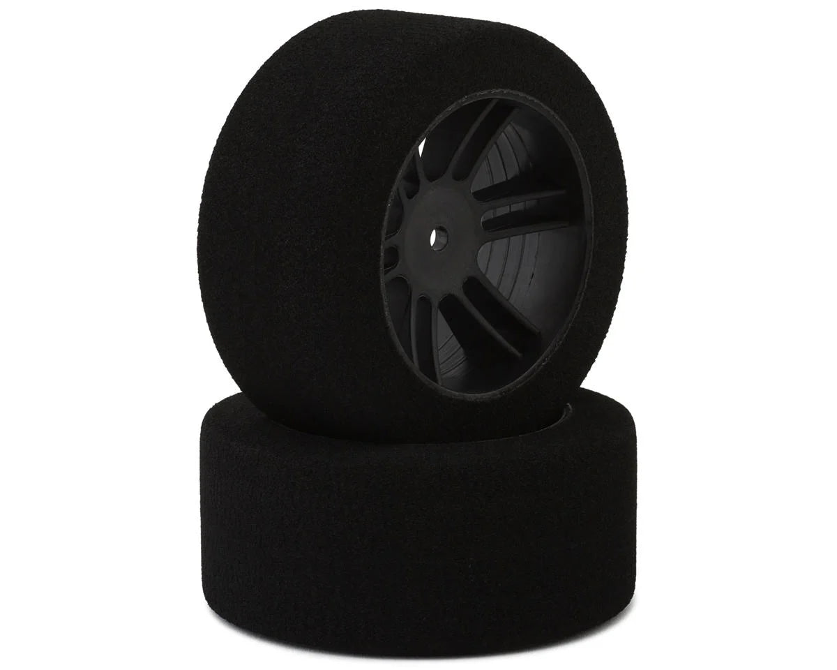 BSR F3200-X-D Drag Foam Tires (Black) (2) (32mm Wide) (20 Shore) w/12mm Hex