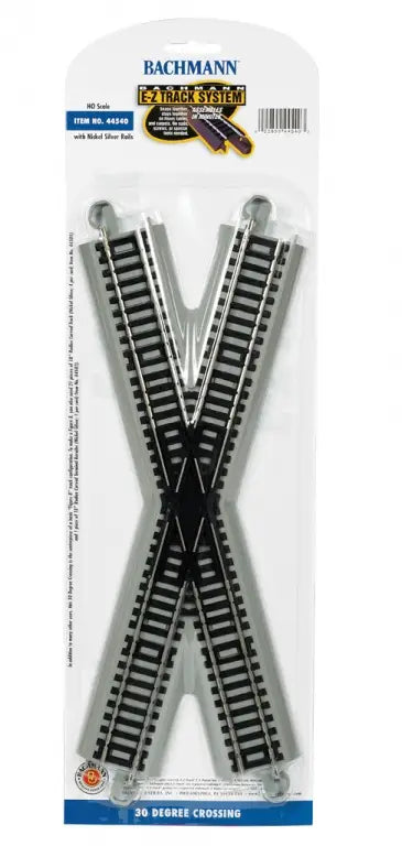 BACHMANN 44540 E-Z Track 30° Crossing (HO Scale)