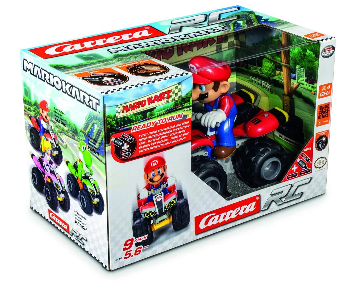CARRERA CCN00996X Nintendo® Mario Kart™ 1/20 Mini Mario® RTR Quad w/2.4GHz Radio, Battery & Charger