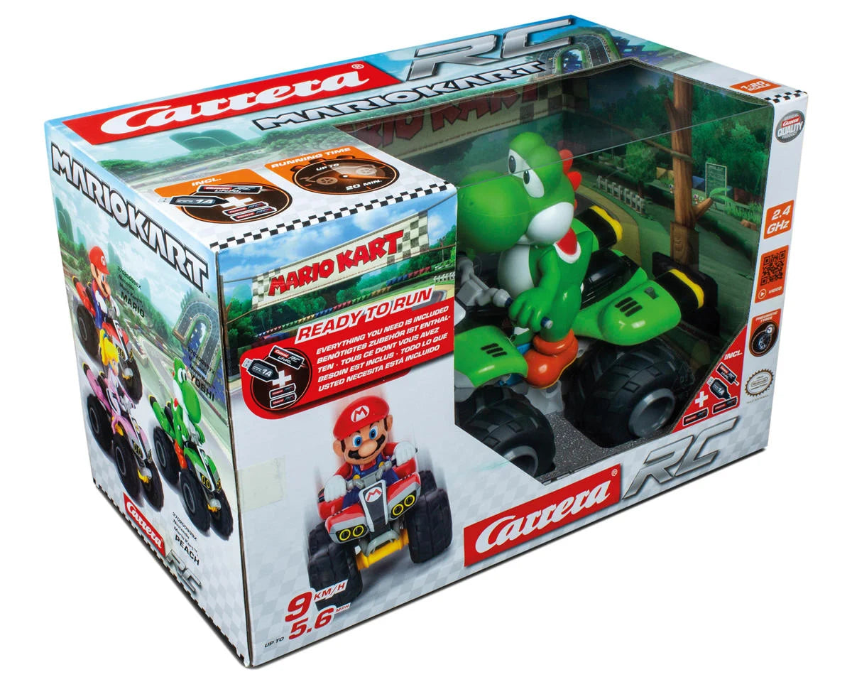 CARRERA CCN00997X Nintendo® Mario Kart™ 1/20 Mini Yoshi® RTR Quad w/2.4GHz Radio, Battery & Charger