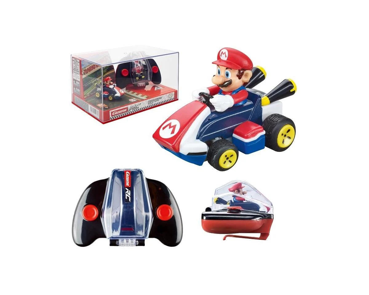 CARRERA CCN430002 Nintendo® 1/50 Mario Kart™ Mini Mario® RC Car w/2.4GHz Radio & Rechargeable LiPo Battery