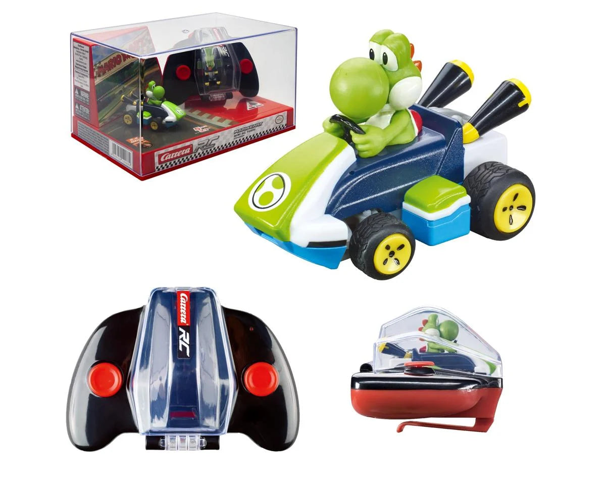 CARRERA CCN430004 Nintendo® 1/50 Mario Kart™ Mini Yoshi™ RC Car w/2.4GHz Radio & Rechargeable LiPo Battery