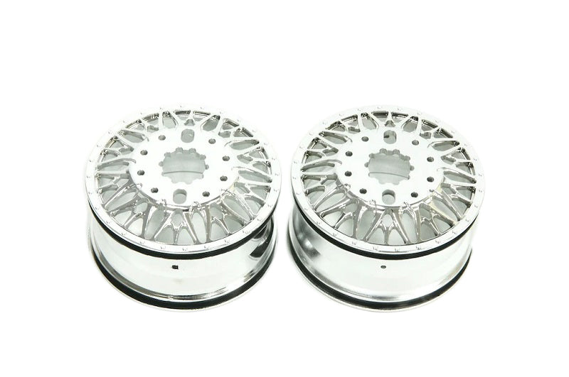 CEN RACING CD0641 KG1 Forged KD014 Trident-D, Wheels, Front, 35mm Width, Chrome, 2pcs