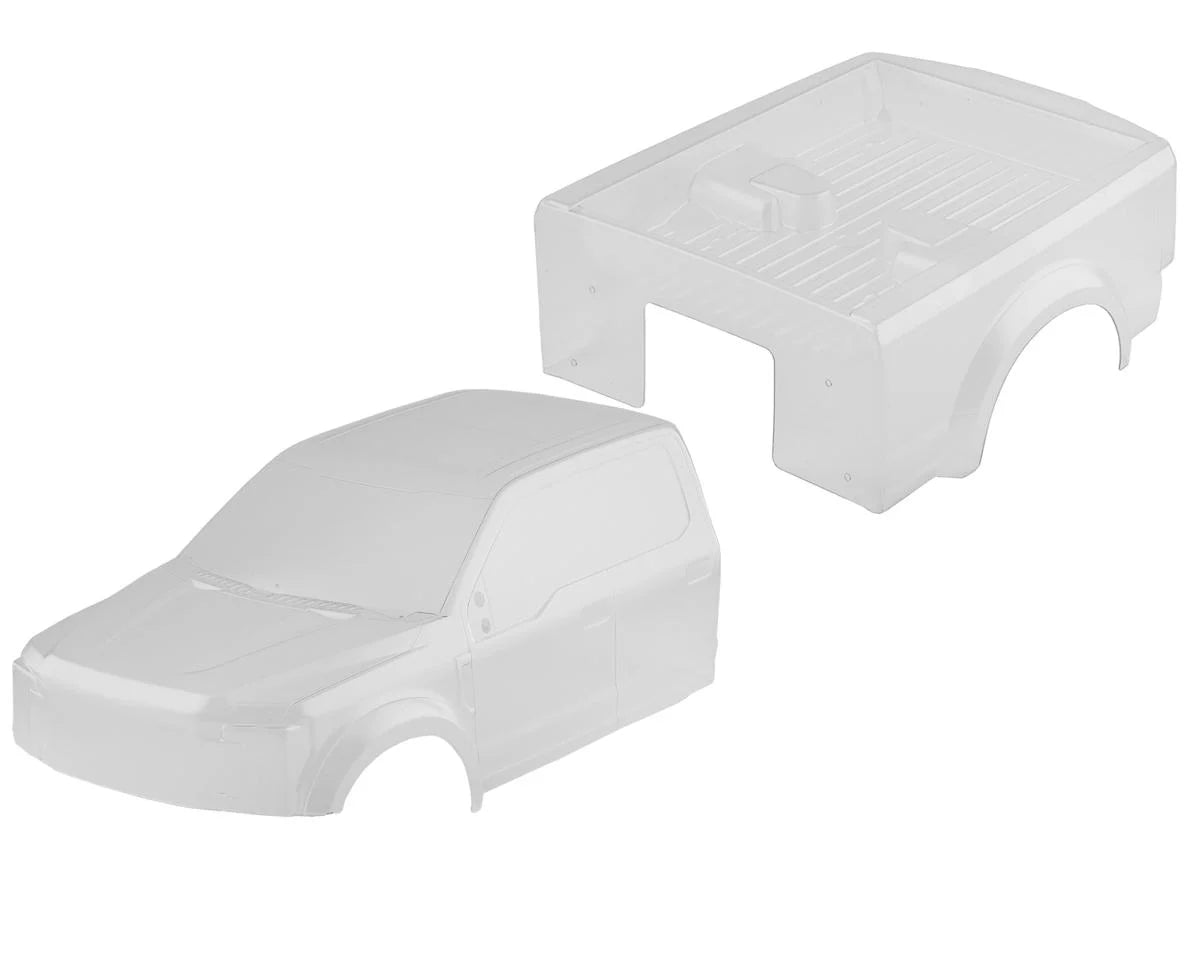 CEN RACING CD0910 Ford F-250 Complete Body Set (Clear) w/Headlight Bracket