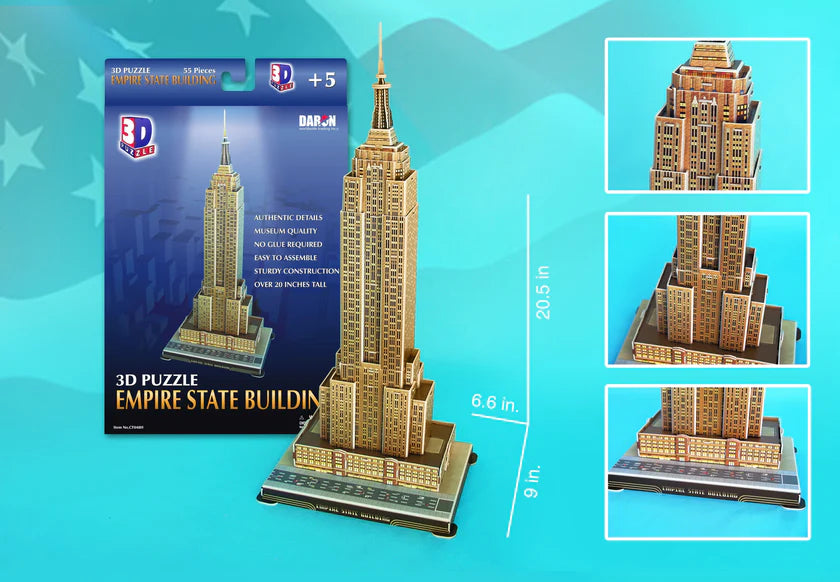 DARON CF048H EMPIRE STATE BUILDING 3D PUZZLE 55 PIECES
