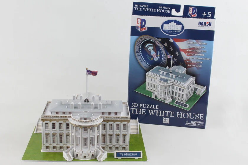 DARON CF060H WHITE HOUSE 3D PUZZLE 64 PIECES