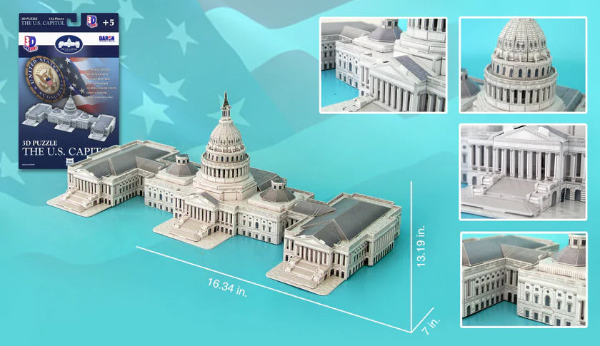 DARON CF074H US CAPITOL BUILDING 132 PIECES
