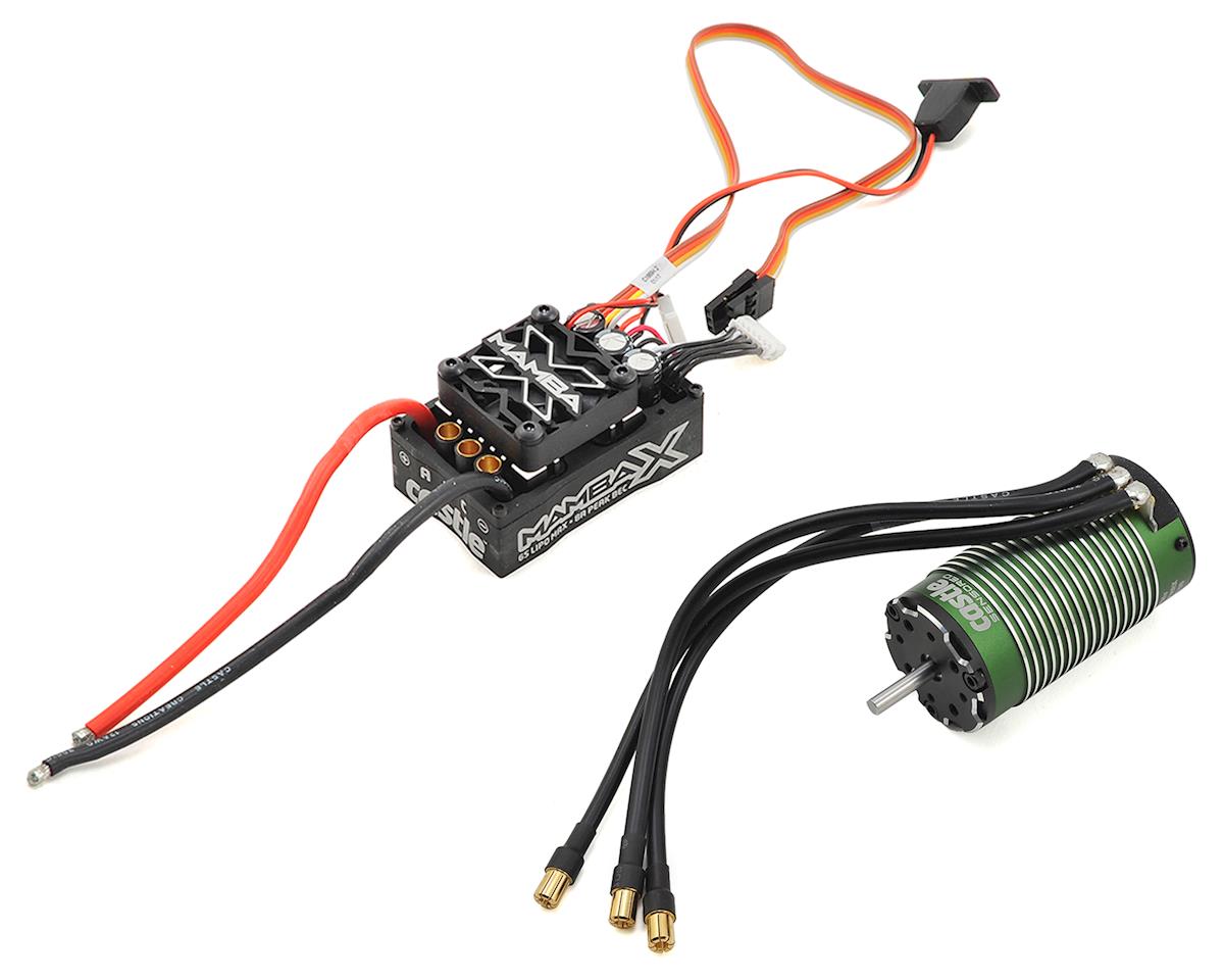 CASTLE 010-0155-05 1/8 Mamba X Waterproof ESC/1515-2200Kv E-Buggy EditionX Sensored Brushless Motor Combo: 4mm Bullet