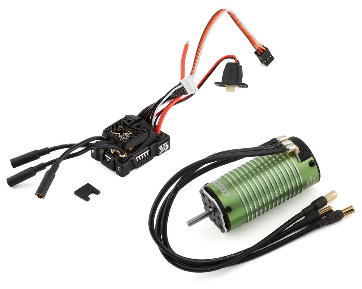 CASTLE 010-0171-05 Mamba Micro X2 Waterproof 1/14th Scale Sensored Brushless Combo (5600Kv)